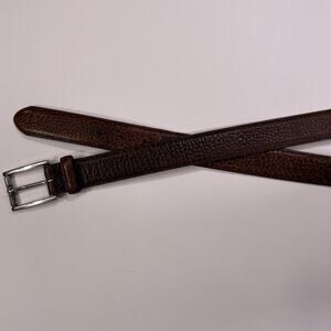 Orvis‎ Pebbled Leather Belt Mens Size 34 USA Made 1.25” Wide